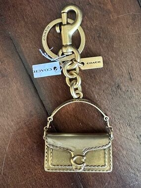 Coach Tabby Bag Charm Keychain NWT